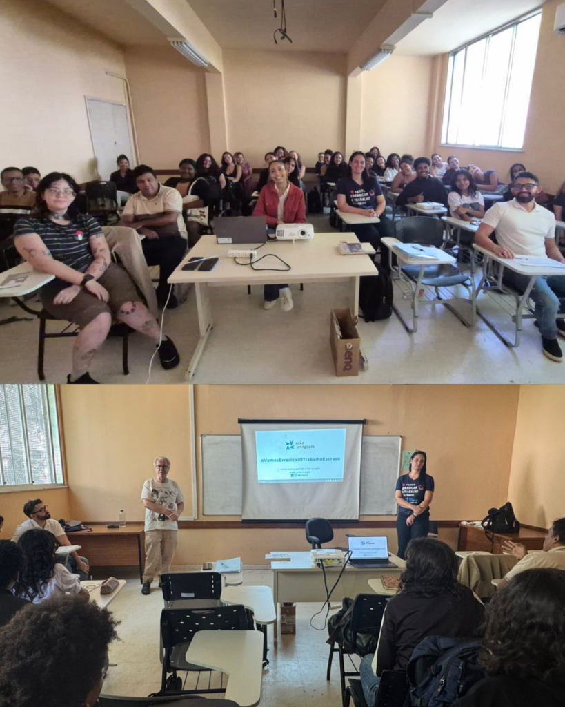 Projeto Ação Integrada participa de aula na Escola de Serviço Social da UFRJ, a convite do Prof. Dr. Ricardo Rezende.